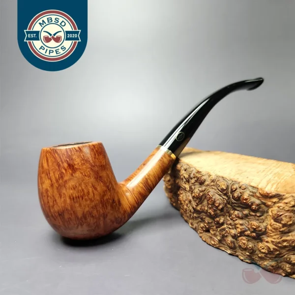 My Own Blend by Stanwell 938 Smooth Bent Billiard Estate Briar Pipe, Danish Estates