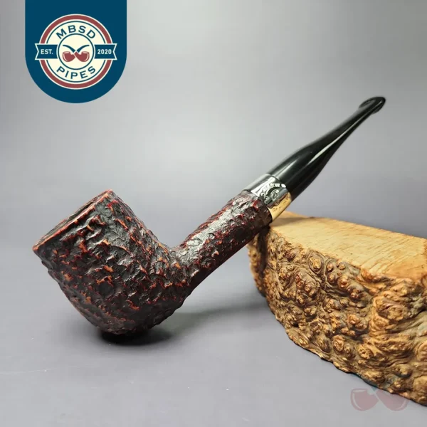 Peterson Donegal Rocky 106 Rusticated Billiard Estate Briar Pipe, Irish Estates