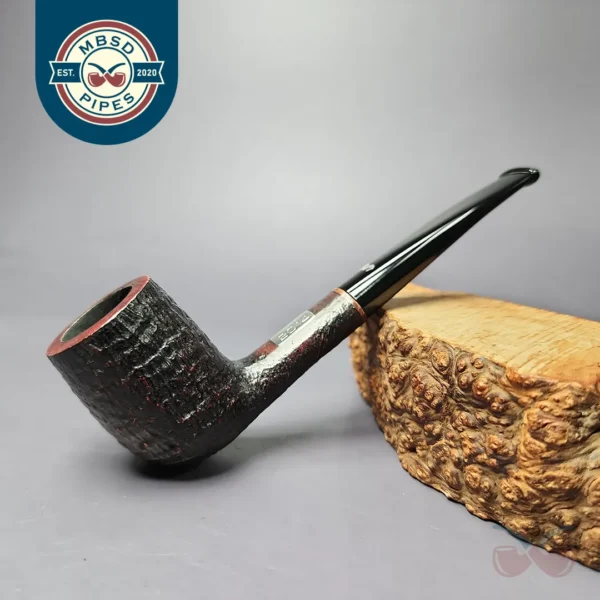 Stanwell DM 2014 Sandblasted Oval Shank Billiard Estate Briar Pipe, Danish Estates