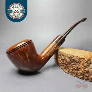 James Upshall Empire Series Tradition Magnum Smooth Rhodesian w/ Cumberland Estate Briar Pipe, Unsmoked