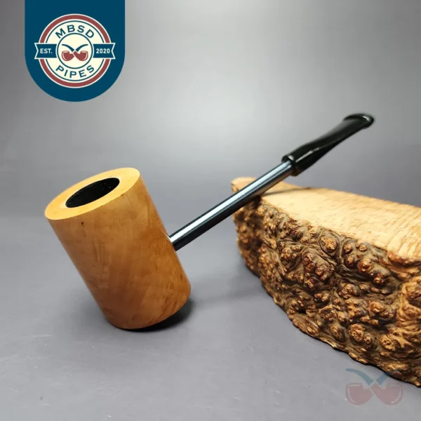 Nording Compass Smooth Poker Estate Briar Pipe, Unsmoked