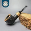 Nathan Armentrout Partially Sandblasted Nosewarmer Pot Handmade Briar Pipe, New