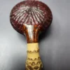 Md. Angga Rusticated Volcano w/ Bamboo Handmade Briar Pipe, New - Image 2