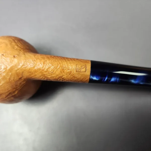 Eclesias Pipes Partially Sandblasted Prince Handmade Briar Pipe, New - Image 2