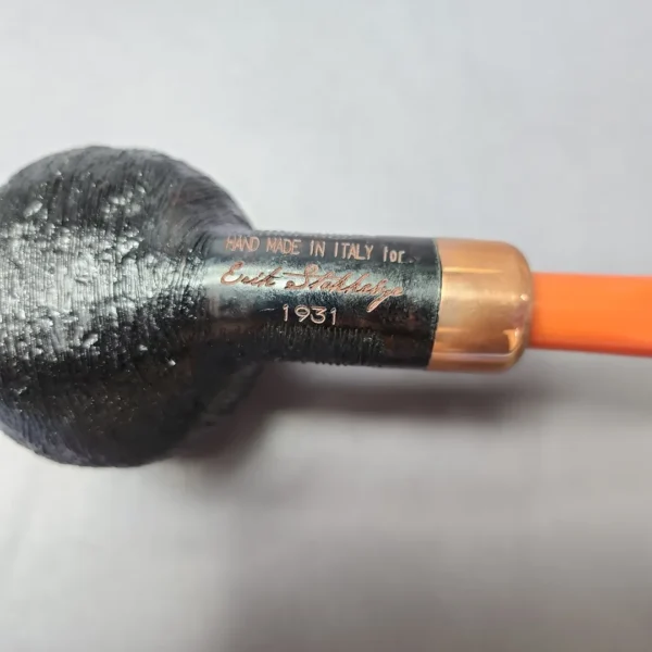 4th Generation (by Ascorti) Forza Primivito 1931 Rusticated Pot Estate Briar Pipe, Unsmoked - Image 2