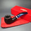 Savinelli Saint Nicholas 2023 616 Bent Billiard Estate Briar Pipe, 6mm, Unsmoked - Image 2
