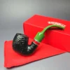 Savinelli 2025 Saint Nicholas 614 KS Rusticated Oom Paul Briar Pipe, 6mm, New - Image 2