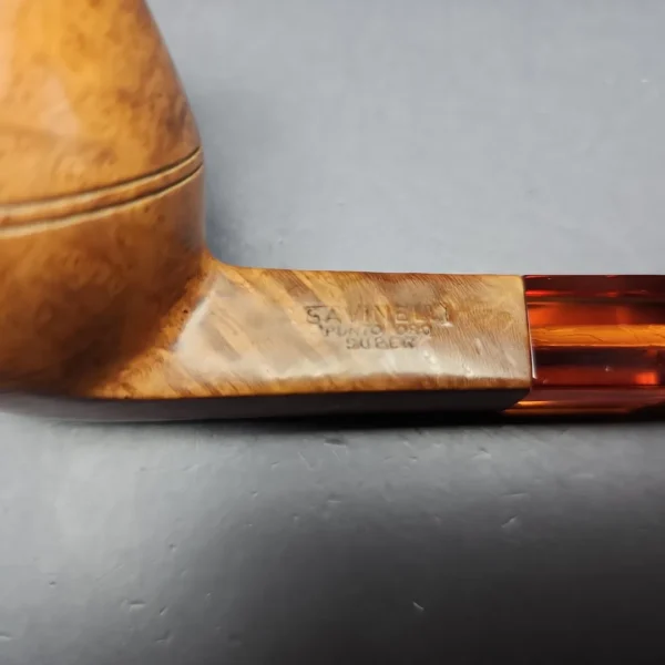 Savinelli Punto Oro Super 510 KS Smooth Bulldog Estate Briar Pipe, Italian Estates - Image 2