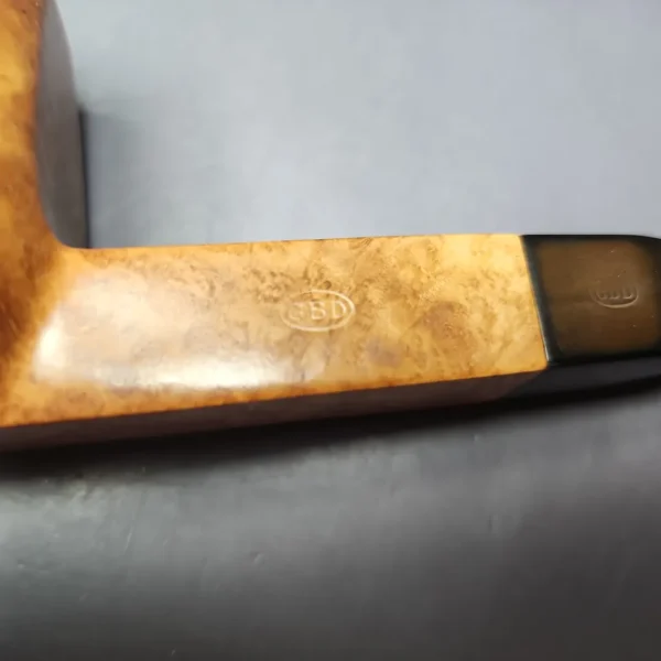 GBD XL Smooth Panel Billiard Sitter Estate Briar Pipe, English Estates - Image 2