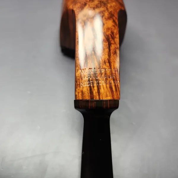 WO Larsen Partially Rusticated Panel Dublin Estate Briar Pipe, Unsmoked - Image 2