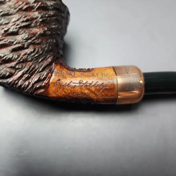 4th Generation (by Ascorti) Forza Grappa 1897 Rusticated Dublin Estate Briar Pipe, Unsmoked - Image 2