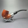 Kaywoodie Pre-1955 Super Grain Chesterfield Smooth Bent Billiard Estate Briar Pipe, American Estates - Image 2