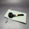 MBSD Briars by Piero Vitale Rusticated Author w/ Boxwood Briar Pipe, New - Image 2