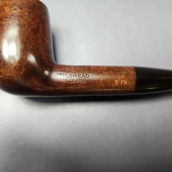 James Upshall Tilshead Group 5 Smooth Billiard Estate Briar Pipe, Unsmoked - Image 2