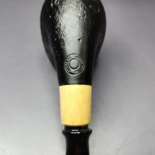 MBSD Briars by Piero Vitale Sandblasted Brandy w/ Boxwood Briar Pipe, New - Image 2