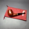 Vauen 3211 Smooth Billiard w/ Brass Estate Briar Pipe, Unsmoked, 9mm - Image 2