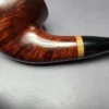 Vauen 6907 Smooth Dublin w/ Zebrawood Estate Briar Pipe, Unsmoked, 9mm - Image 2