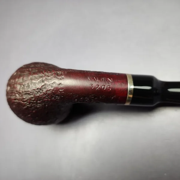Vauen 5205 Sandblasted Apple w/ Brass Estate Briar Pipe, Unsmoked, 9mm - Image 2