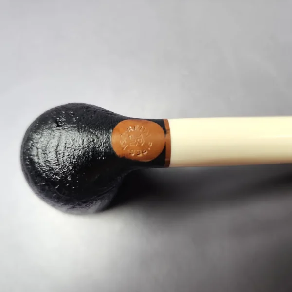 Sean Reum Sandblasted Dublin w/ Ivorite Handmade Briar Pipe, New - Image 2
