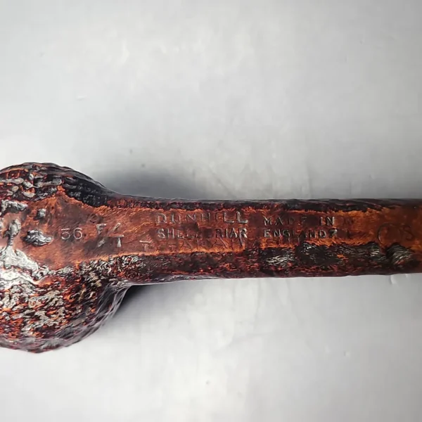 Dunhill 1967 Shell Briar 36 Sandblasted Billiard Estate Briar Pipe, English Estates - Image 2