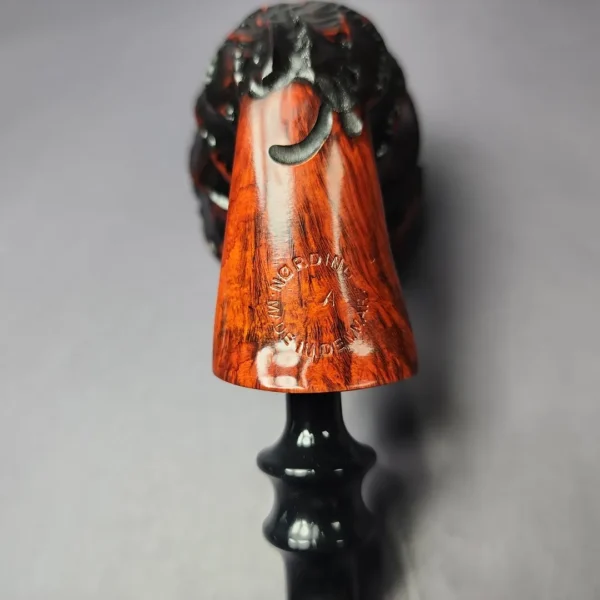 Nording Abstract Partially Rusticated Freehand Estate Briar Pipe, Unsmoked - Image 2