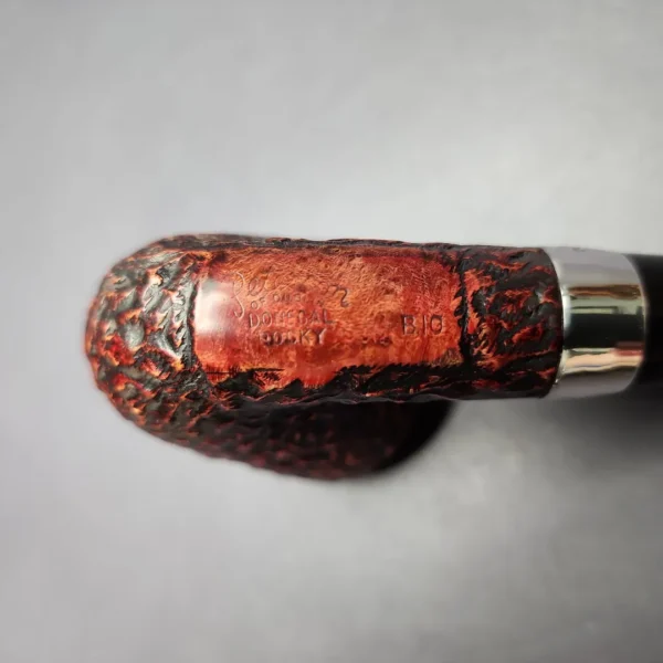 Peterson Donegal Rocky B10 Rusticated Calabash Estate Briar Pipe, Irish Estates - Image 2