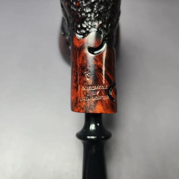 Nording Partially Rusticated Freehand Sitter Estate Briar Pipe, Unsmoked - Image 2