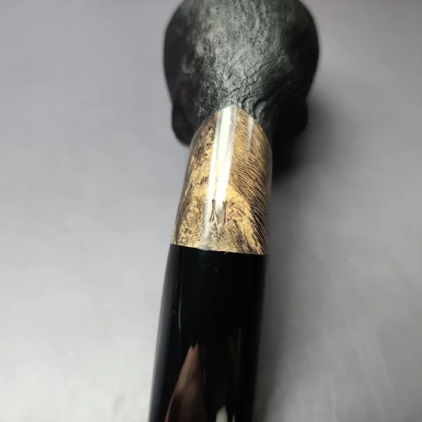 Peter Toth Black-blast Devil Anse Handmade Briar Pipe, New - Image 2