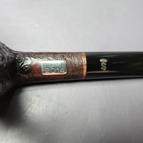 Stanwell DM 2014 Sandblasted Oval Shank Billiard Estate Briar Pipe, Danish Estates - Image 2