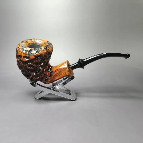 Rocky Patel (by Nording) Copenhagen Rusticated Freehand Estate Briar Pipe, Danish Estates - Image 3