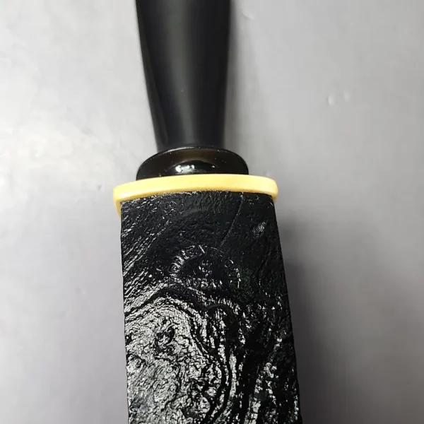 Nathan Armentrout Sandblasted Long Shank Dublin w/ Mammoth Briar Pipe, New - Image 3