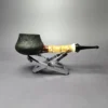 Md. Angga Wire Rusticated Pot w/ Bamboo & Ivorite Handmade Briar Pipe, New - Image 3