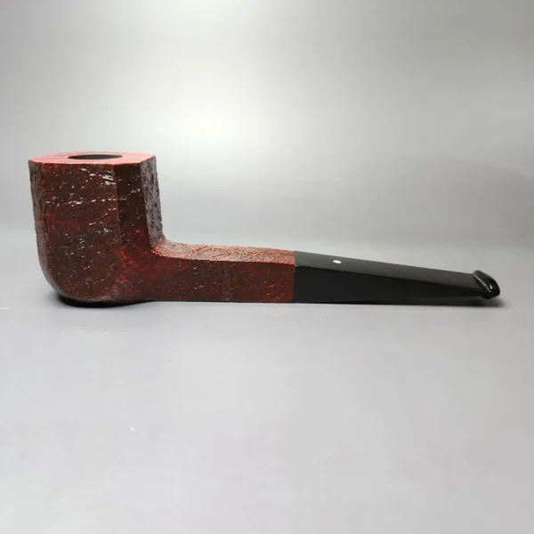 Ashton Pebble Grain LX Sandblasted Panel Billiard Estate Briar Pipe, Unsmoked - Image 3