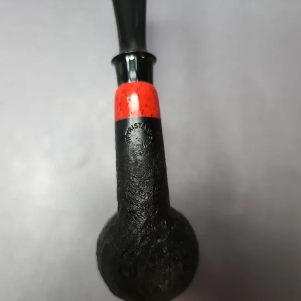 Pipe Tristan Sandblasted Billiard w/ Durat Handmade Briar Pipe, New - Image 3