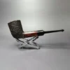 James Upshall Bark Group 6 Rusticated Dublin Estate Briar Pipe, Unsmoked - Image 3