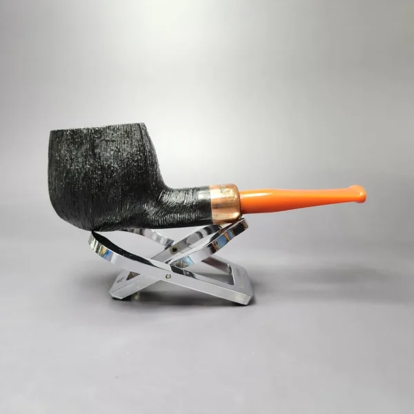 4th Generation (by Ascorti) Forza Primivito 1931 Rusticated Pot Estate Briar Pipe, Unsmoked - Image 3