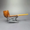 Scottie Piersel Smooth Pencil Shank Billiard w/ Juma Estate Briar Pipe, Unsmoked - Image 4