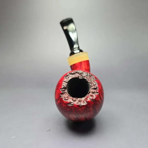 Jonas Rosengren Smooth Tipsy Acorn Sitter Estate Briar Pipe, Unsmoked - Image 3