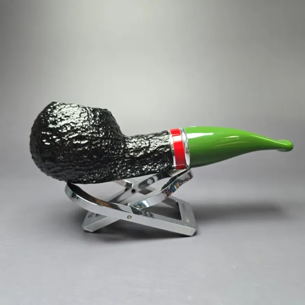 Savinelli 2025 Saint Nicholas 320 KS Rusticated Author Briar Pipe, 6mm, New - Image 3