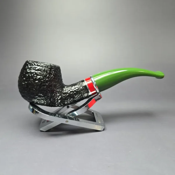 Savinelli 2025 Saint Nicholas 646 KS Rusticated Apple Briar Pipe, 6mm, New - Image 3