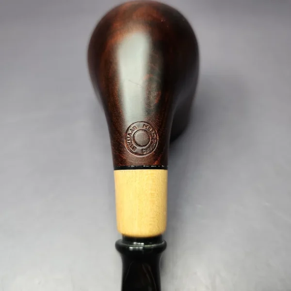 MBSD Briars by Piero Vitale Smooth Brandy w/ Olivewood Briar Pipe, New - Image 3