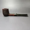 James Upshall Bark Group 5 Partially Rusticated Billiard Estate Briar Pipe, Unsmoked - Image 3