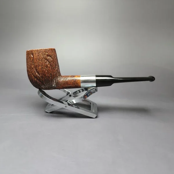 Dr Grabow Viscount Rusticated Billiard Estate Briar Pipe, American Estates - Image 3