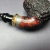 Don Carlos Melos 1 Note Partially Rusticated Pot Estate Briar Pipe, Italian Estates - Image 3