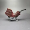J Alan 2024 Contrast Sandblasted Volcano (2207) Estate Briar Pipe, Unsmoked - Image 3