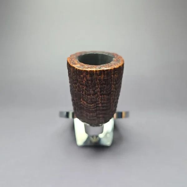 Sixten Ivarsson 1971 Sandblasted Dublin w/ Bamboo Estate Briar Pipe, Danish Estates - Image 3