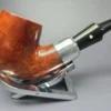 Kaywoodie Pre-1955 Super Grain Chesterfield Smooth Bent Billiard Estate Briar Pipe, American Estates - Image 3