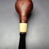 MBSD Briars by Piero Vitale Sandblasted Author w/ Boxwood Briar Pipe, New - Image 3