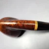 Vauen 6907 Smooth Dublin w/ Zebrawood Estate Briar Pipe, Unsmoked, 9mm - Image 3
