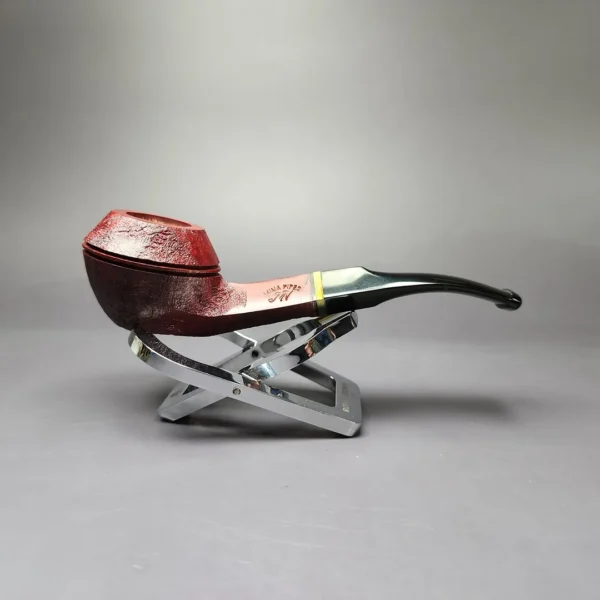 Mina Pipes Sandblasted Estate Briar Pipe, Unsmoked - Image 3